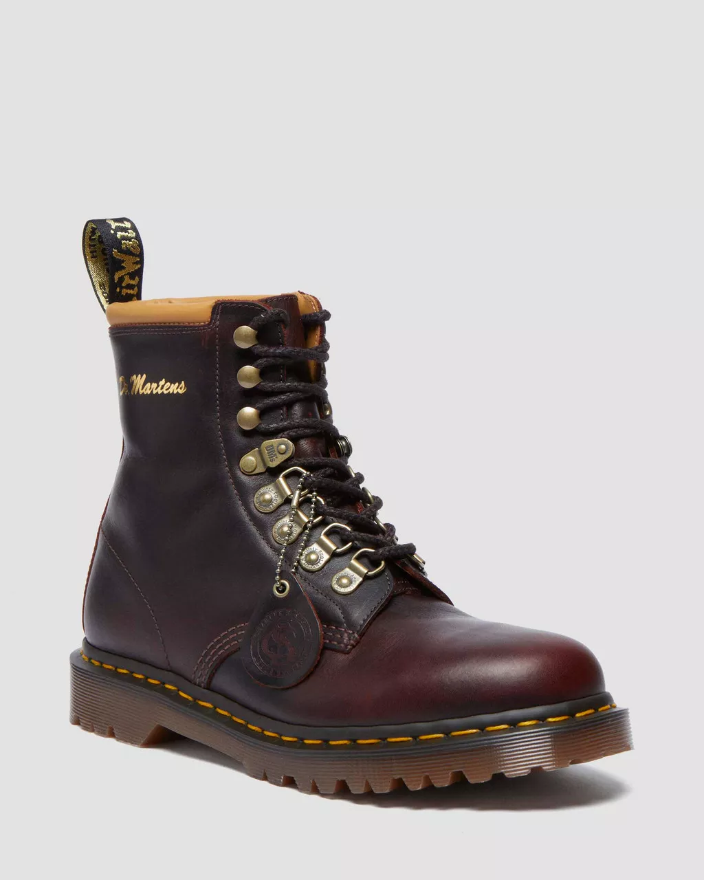 1460 Collar Phoenix Leather Lace Up Boots - Image 3
