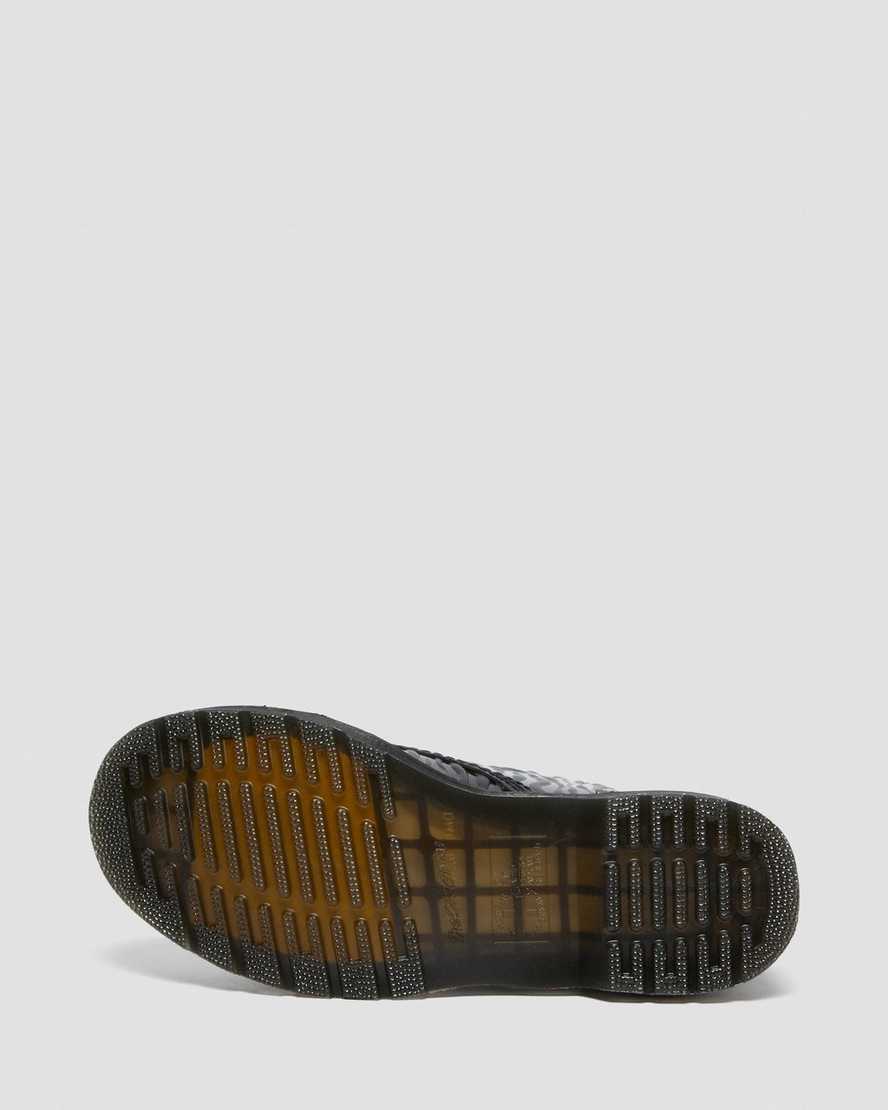 1460 Pascal Zebra Emboss Leather Lace Up Boots - Image 8