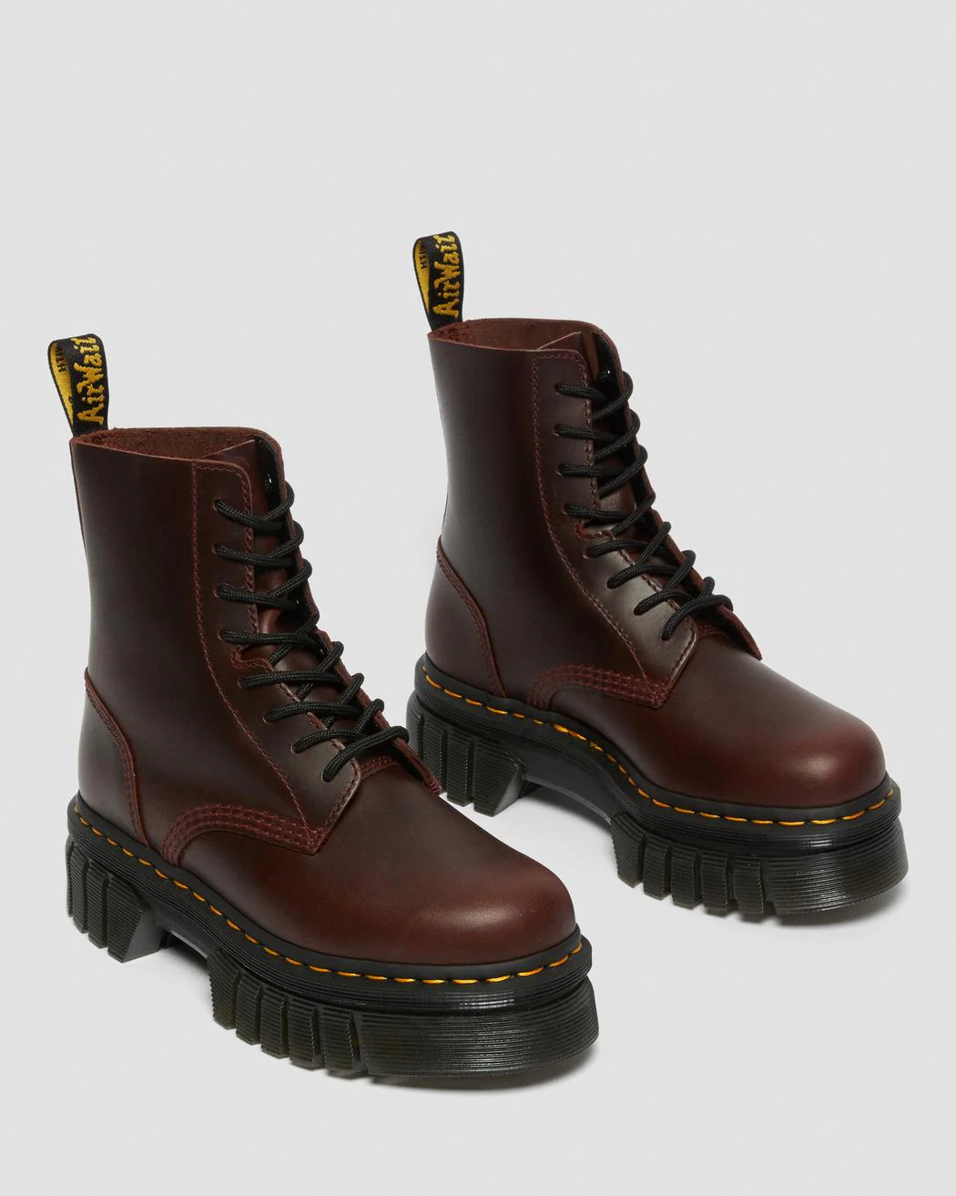 Audrick 8 Eye Charro Brando Leather Platform Combat Boot - Image 4