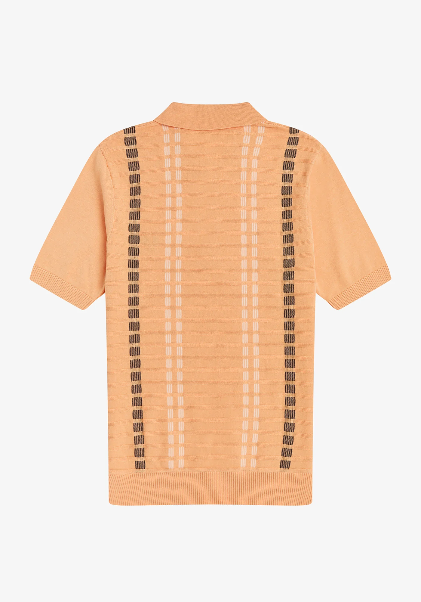 Fred Perry Broken Stripe Knitted Shirt - Image 3